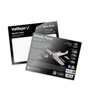 Vallejo Metal Color Metallic Panel Set