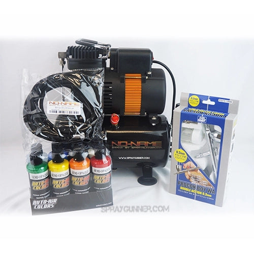 NO-NAME Tooty Airbrush Compressor PS-274 Airbrush and 1/8-1/8 3m Hose - SprayGunner