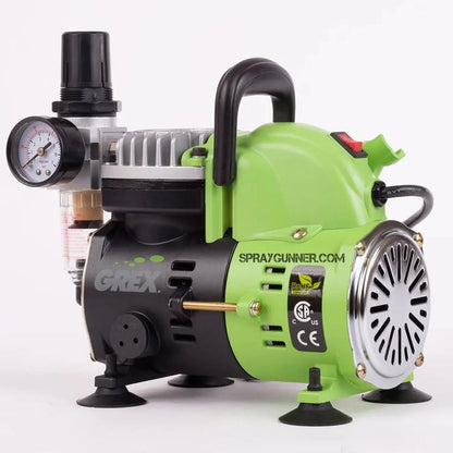 Discounted Grex 1/8 HP Portable Piston Air Compressor (110 V) - SprayGunner