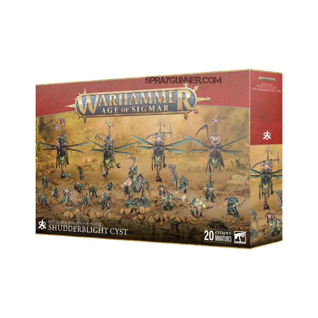 Warhammer Age of Sigmar Maggotkin of Nurgle Battleforce: Shudderblight Cyst - SprayGunner