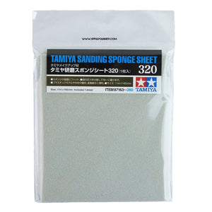 Tamiya Sanding Sponge Sheet (320) - SprayGunner