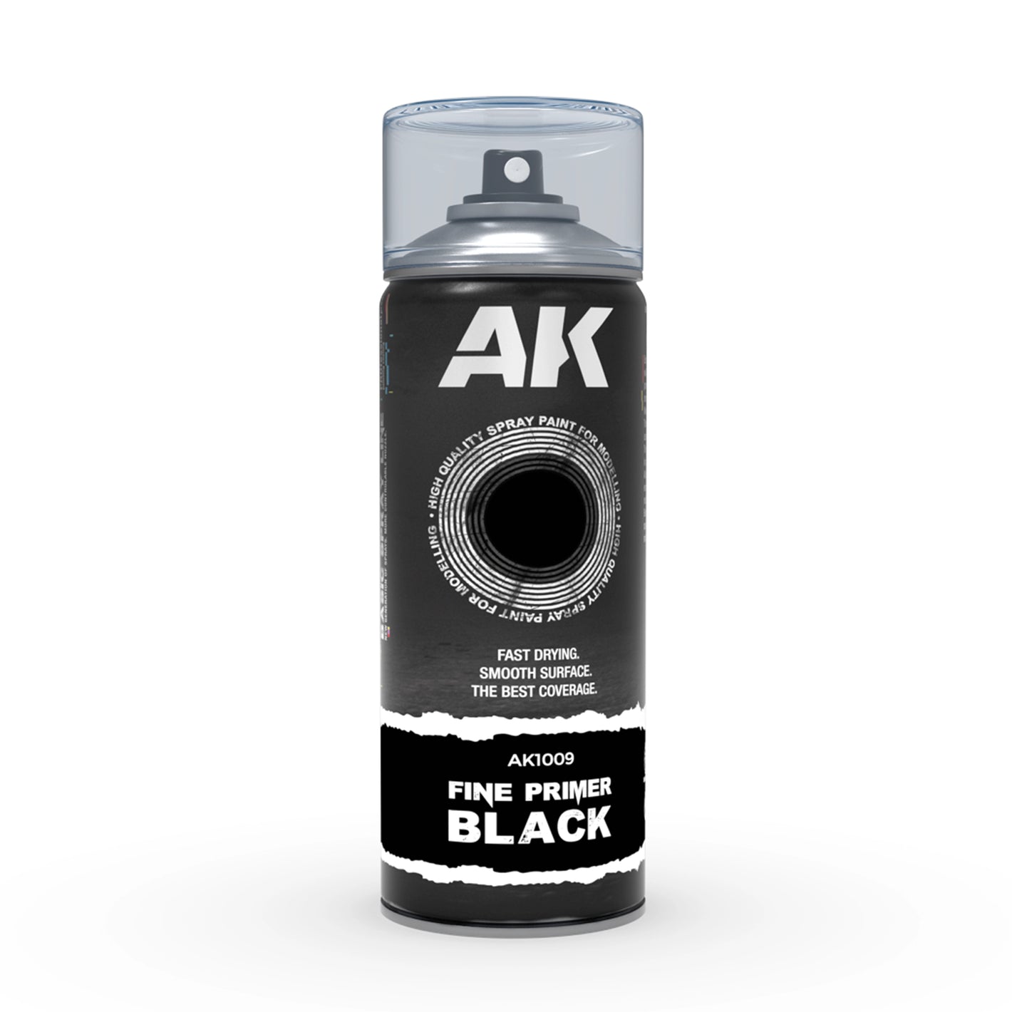 AK Interactive Fine Primer - Black Spray