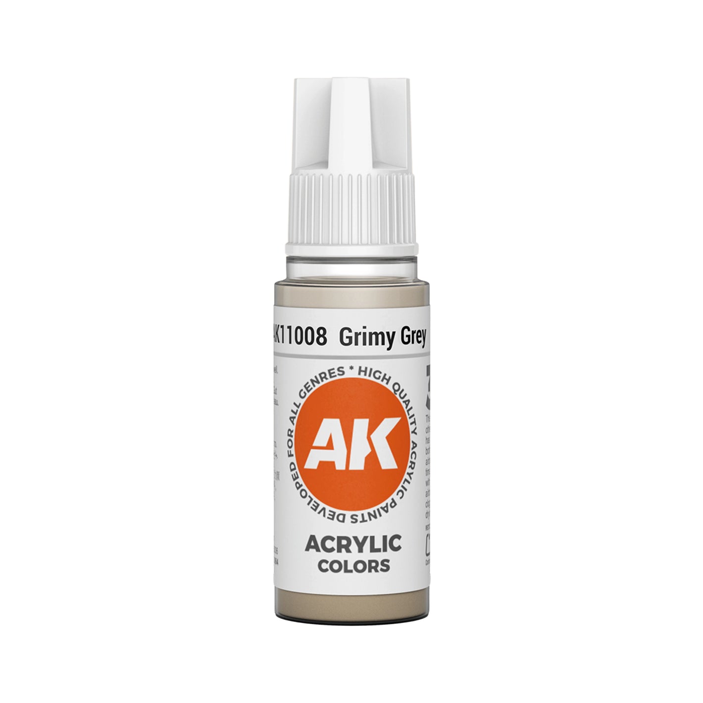 AK Interactive Standard Colors - Grimy Grey (17ml)