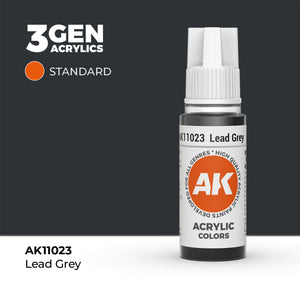 AK Interactive Standard Colors - Lead Grey (17ml)