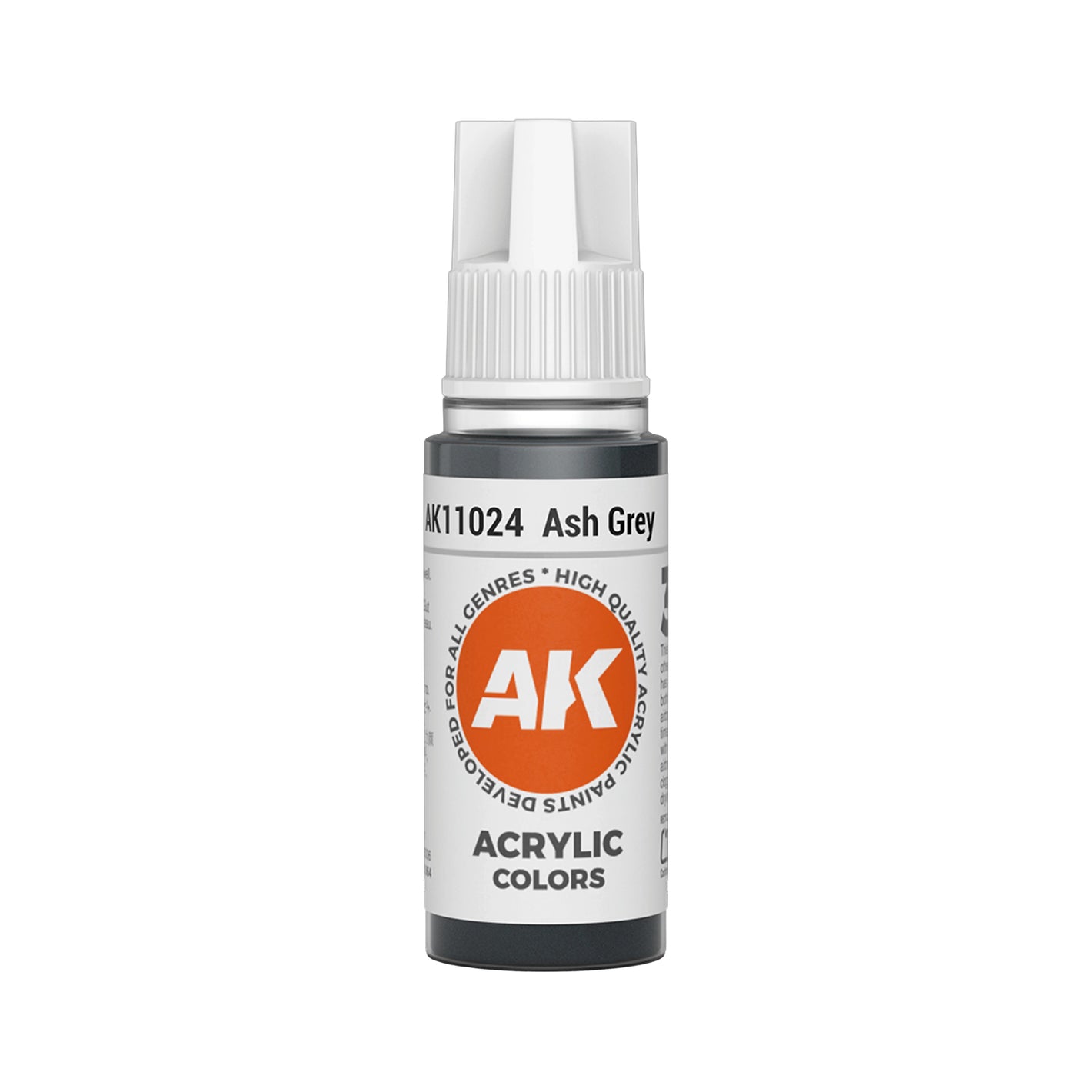 AK Interactive Standard Colors - Ash Grey (17ml)