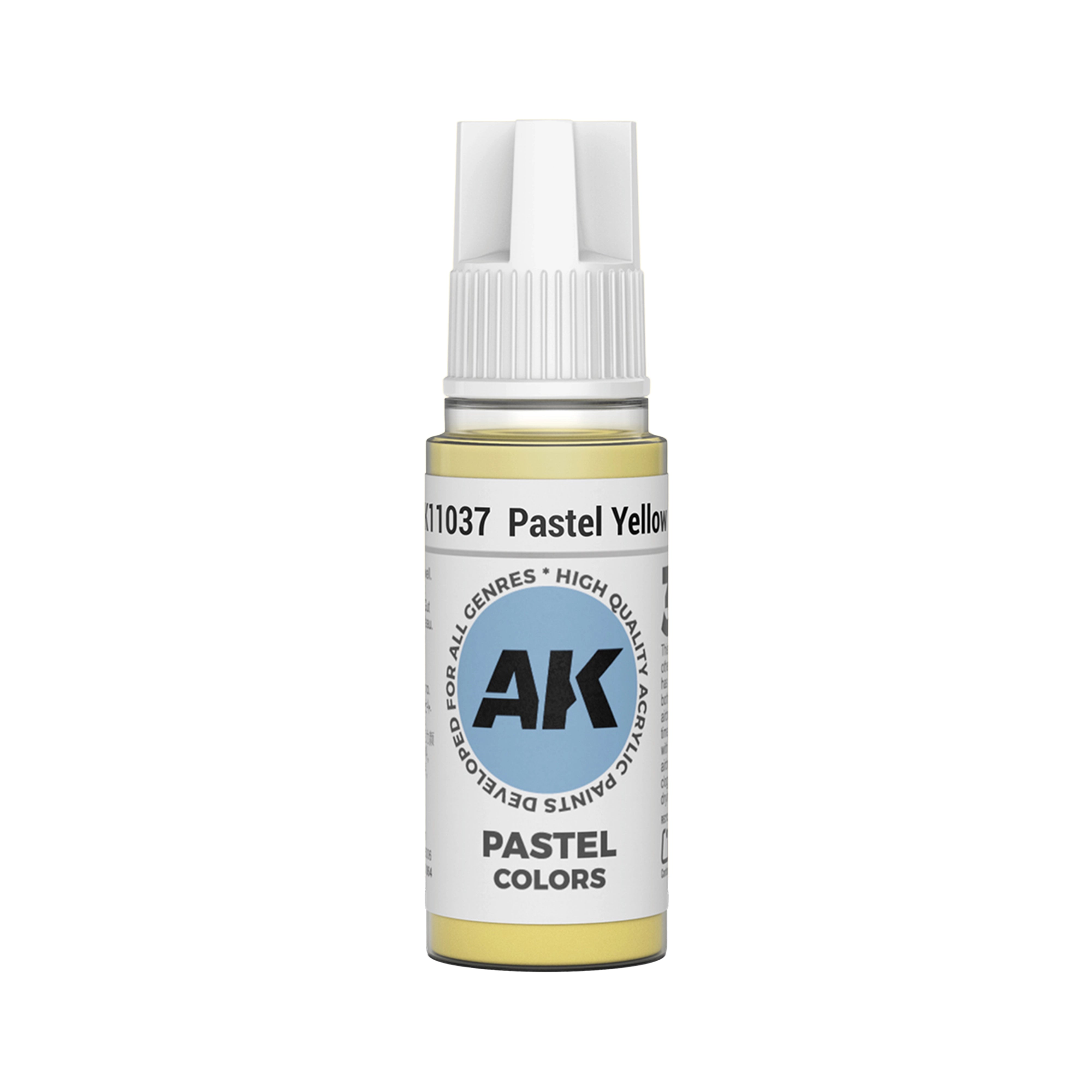AK Interactive Pastel Colors - Pastel Yellow (17ml)