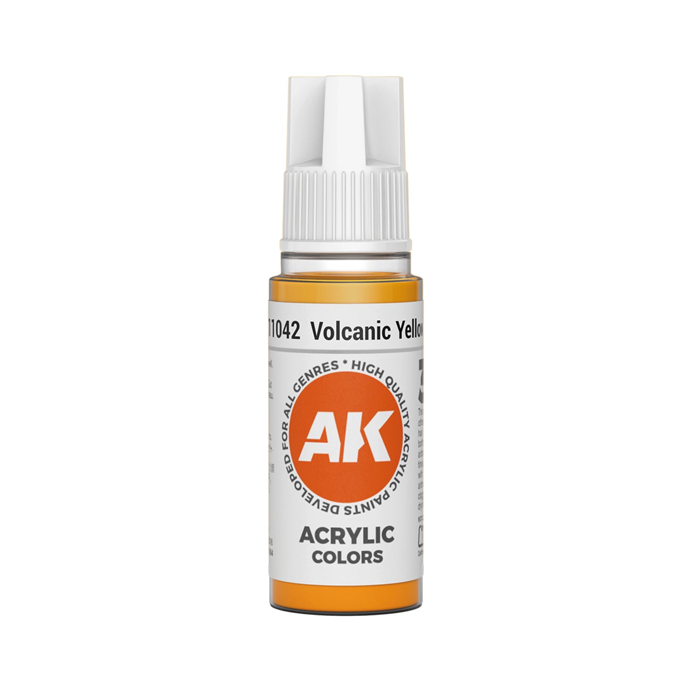 AK Interactive Standard Colors - Volcanic Yellow (17ml)