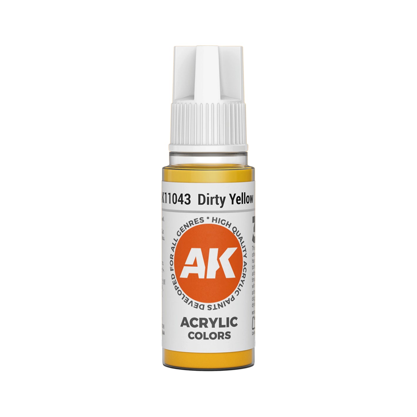 AK Interactive Standard Colors - Dirty Yellow (17ml)
