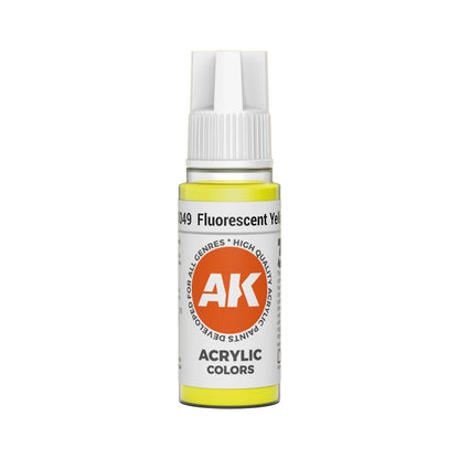 AK Interactive Standard Colors - Fluorescent Yellow (17ml)