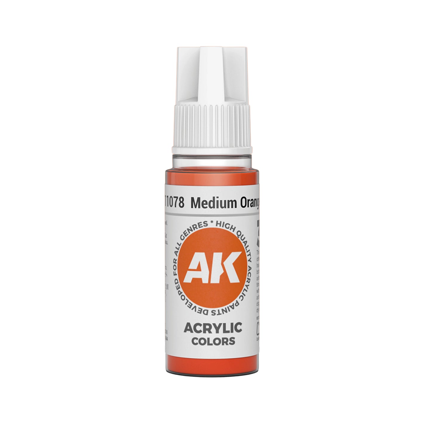 AK Interactive Standard Colors - Medium Orange (17ml)
