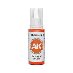 AK Interactive Standard Colors - Fluorescent Orange (17ml)