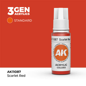 AK Interactive Standard Colors - Scarlet Red (17ml)