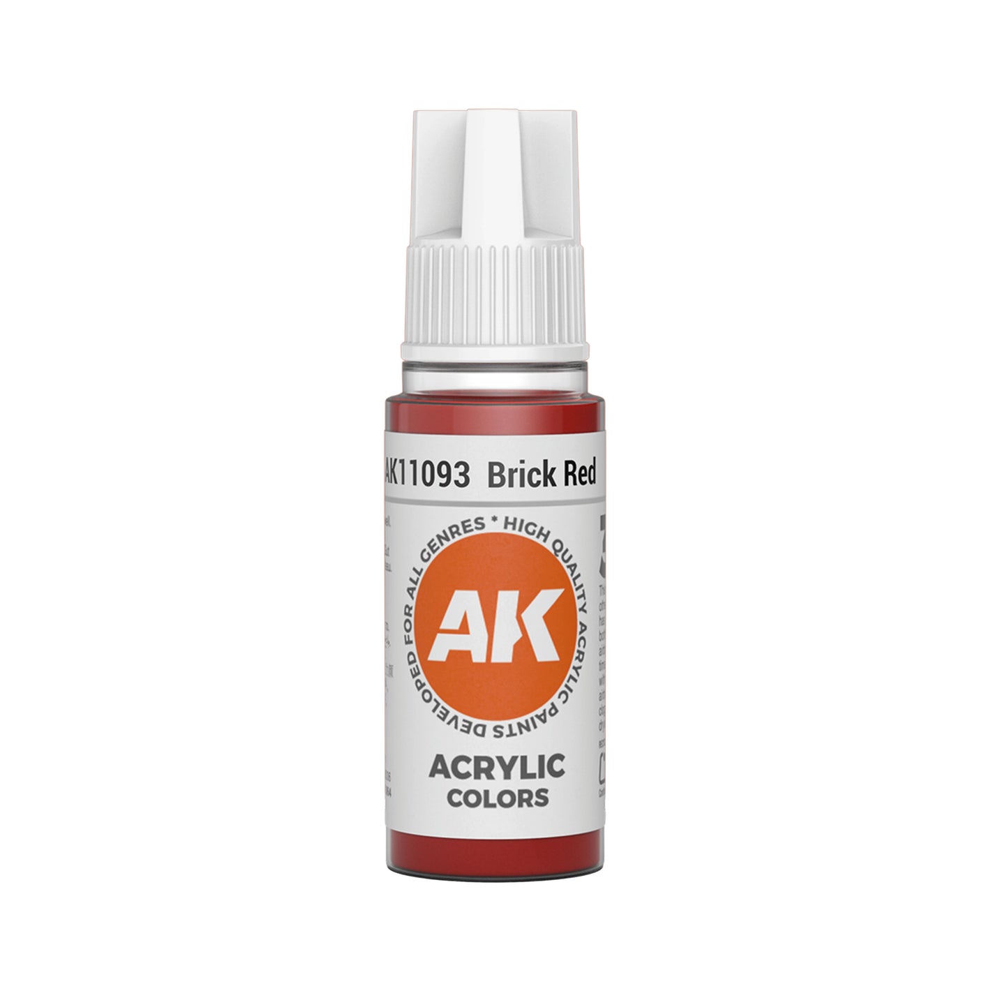 AK Interactive Standard Colors - Brick Red (17ml)