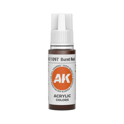 AK Interactive Standard Colors - Burnt Red (17ml)