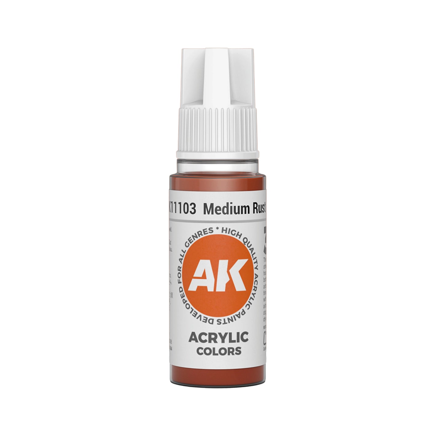 AK Interactive Standard Colors - Medium Rust (17ml)
