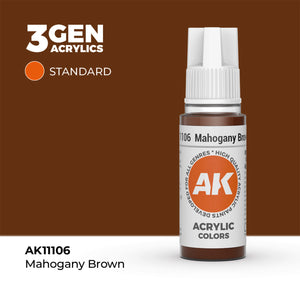 AK Interactive Standard Colors - Mahogany Brown (17ml)
