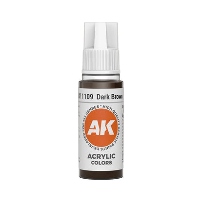 AK Interactive Standard Colors - Dark Brown (17ml)
