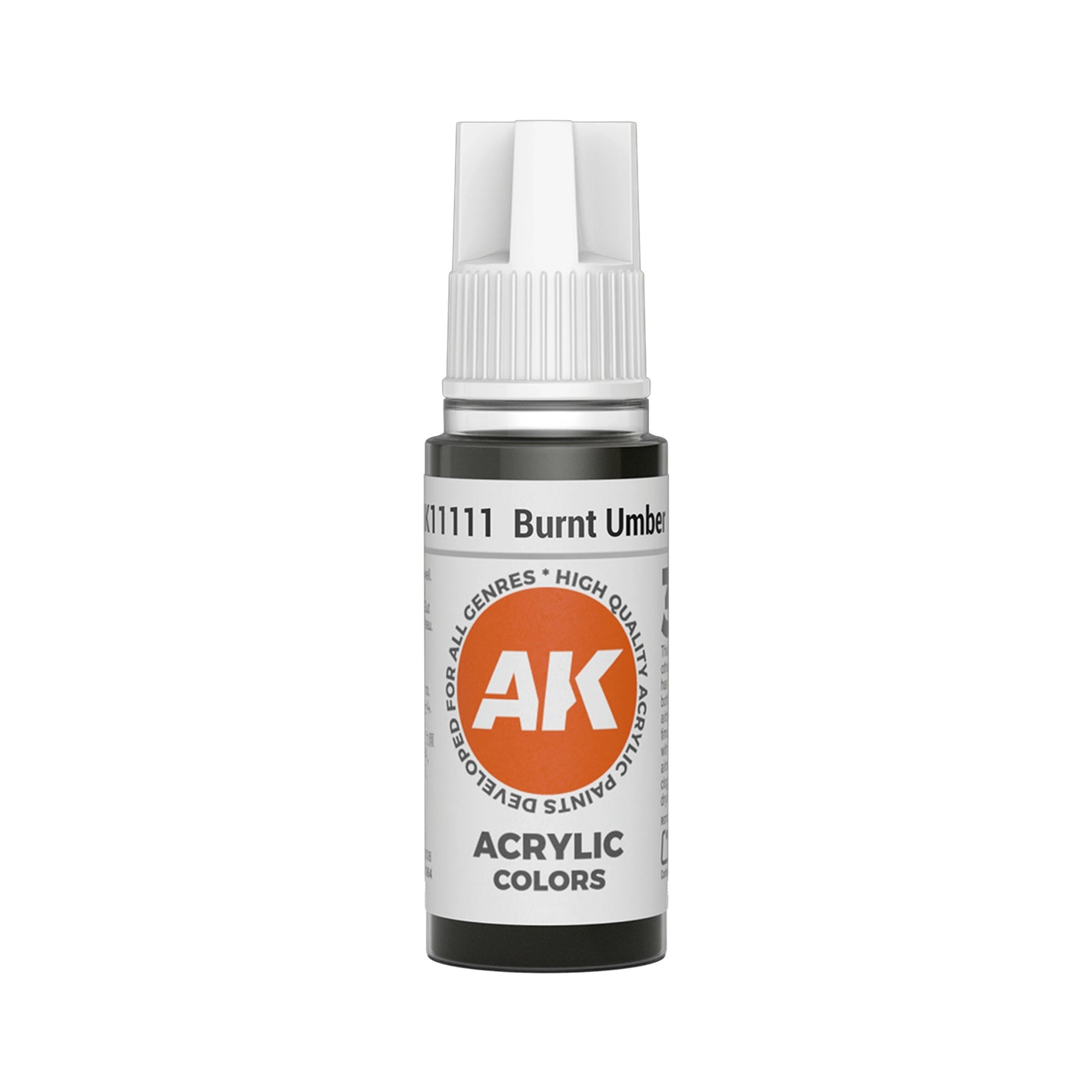 AK Interactive Standard Colors - Burnt Umber (17ml)