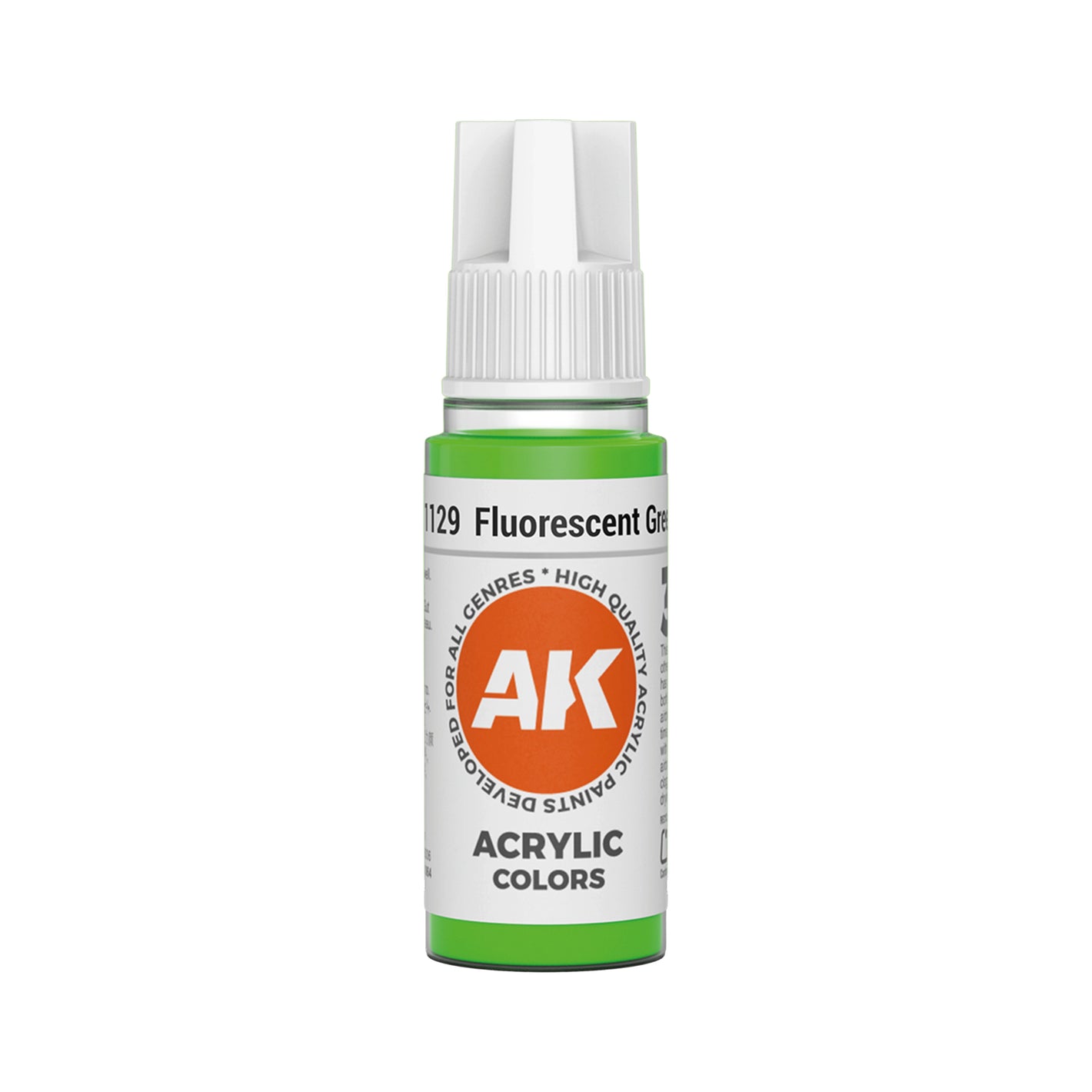AK Interactive Standard Colors - Fluorescent Green (17ml)