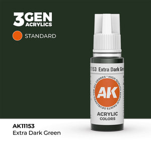 AK Interactive Standard Colors - Extra Dark Green (17ml)