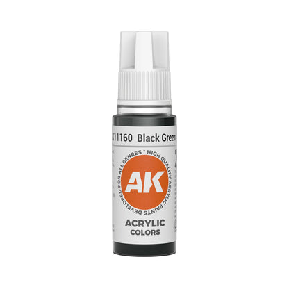 AK Interactive Standard Colors - Black Green (17ml)