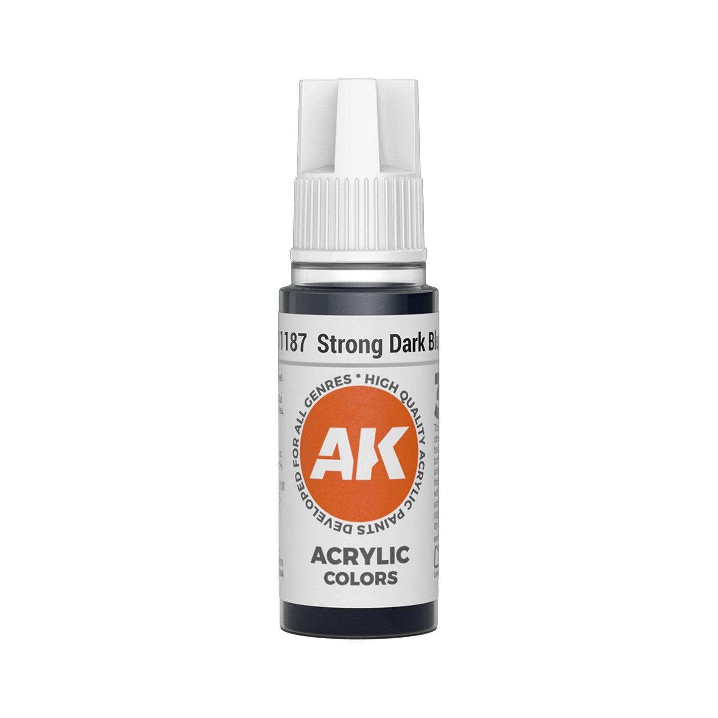 AK Interactive Standard Colors - Strong Dark Blue (17ml)