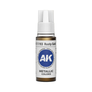 AK Interactive Metallic Colors - Rusty Gold (17ml)
