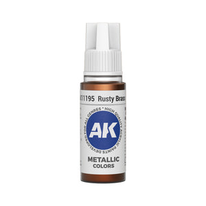 AK Interactive Metallic Colors - Rusty Brass (17ml)