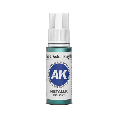 AK Interactive Metallic Colors - Astral Beryllium (17ml)