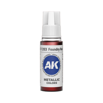AK Interactive Metallic Colors - Foundry Red (17ml)