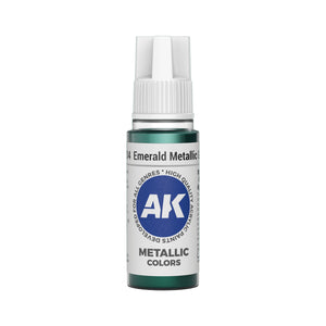AK Interactive Metallic Colors - Emerald Metallic Green (17ml)