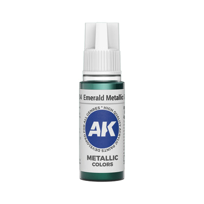 AK Interactive Metallic Colors - Emerald Metallic Green (17ml)