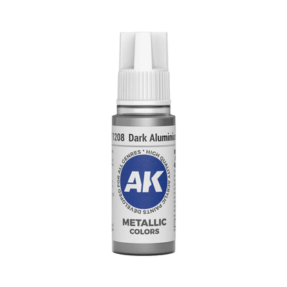 AK Interactive Metallic Colors - Dark Aluminium (17ml)