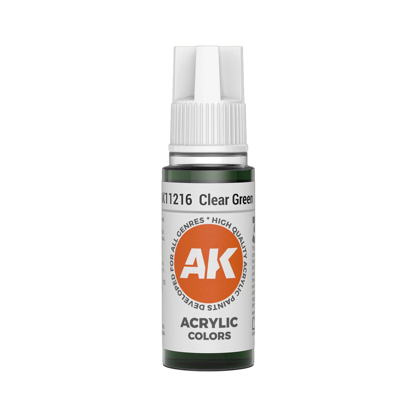 AK Interactive Standard Colors - Clear Green (17ml)
