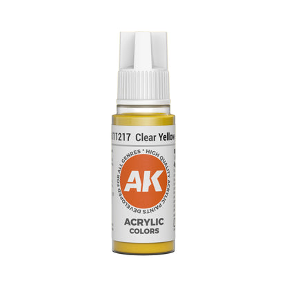 AK Interactive Standard Colors - Clear Yellow (17ml)