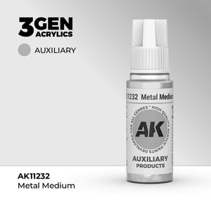 AK Interactive Auxillary - Metal Medium (17ml)