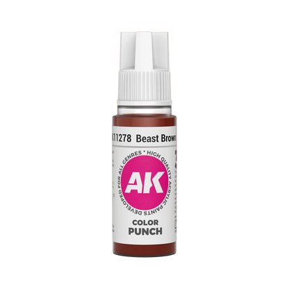 AK Interactive Color Punch - Beast Brown (17ml)