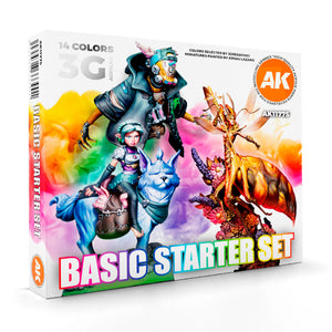 AK Interactive Basic Starter Set (x14)