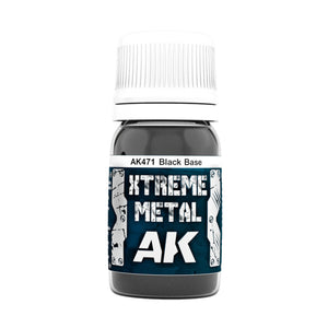 AK Interactive AK471 Xtreme Metal Black Base 30ml