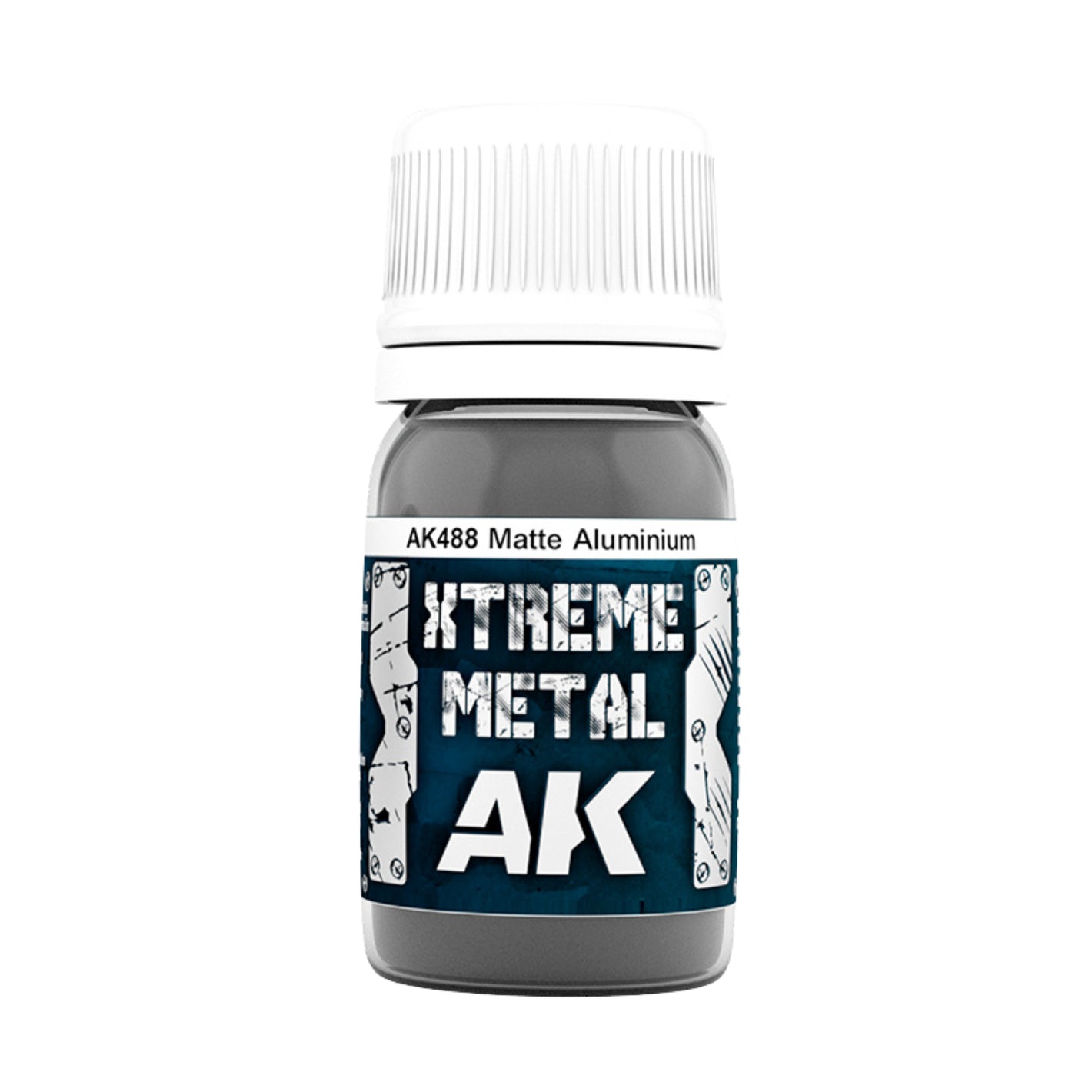 AK Interactive AK488 Xtreme Metal Matte Aluminium 30ml