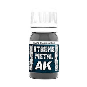 AK Interactive AK670 Xtreme Metal Stainless Steel 30ml