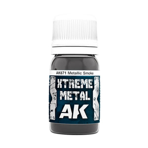 AK Interactive AK671 Xtreme Metal Smoke Metallic 30ml
