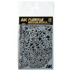 AK Interactive Flexible Airbrush Stencil 1/20, 1/24 & 1/35