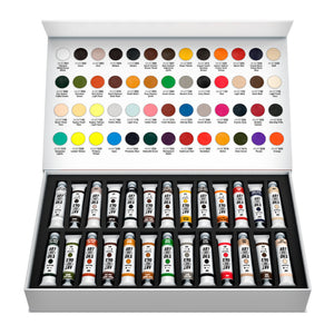 AK Interactive ABT502 Full Range Oil Paint Box – 52 x 20ml