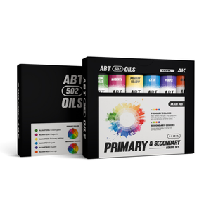 AK Interactive ABT502 Primary & Secondary Colors Oil Paint Set – 6 x 20ml
