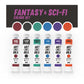 AK Interactive ABT502 Fantasy & Sci-Fi Colors Oil Paint Set – 6 x 20ml