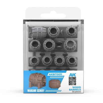 AK Interactive Wood Barrels Basing Bits