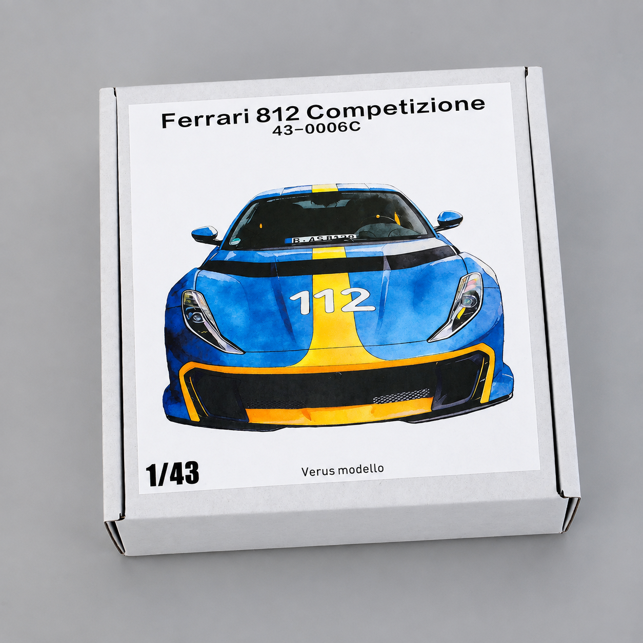 Alpha Model 1/43 Ferrari 812 Competizione Version C Full Resin Model Kit