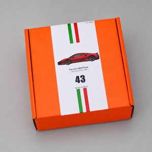 Alpha Model 1/43 Ferrari 488 Pista Special Decals Full Resin Model Kit