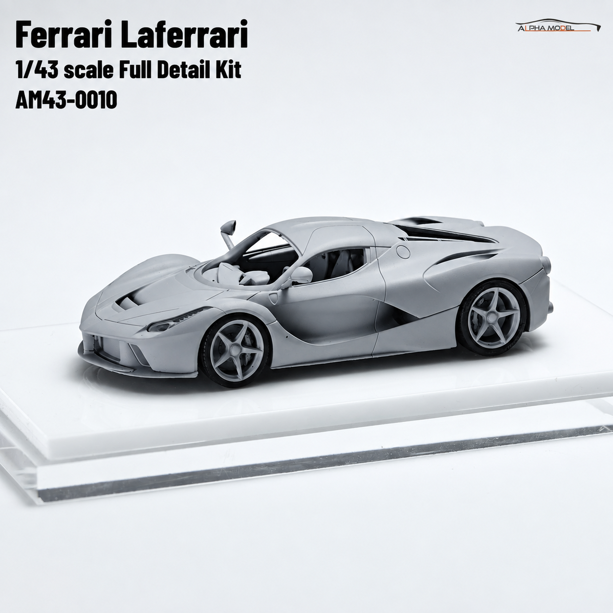 Alpha Model 1/43 Ferrari LaFerrari Full Resin Model Kit